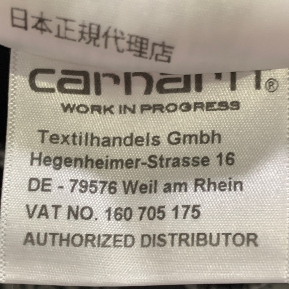 NWT Carhartt WIP Single Knee Short Columbia Ripstop Black Heavy Stone Wash - Picture 11 of 12